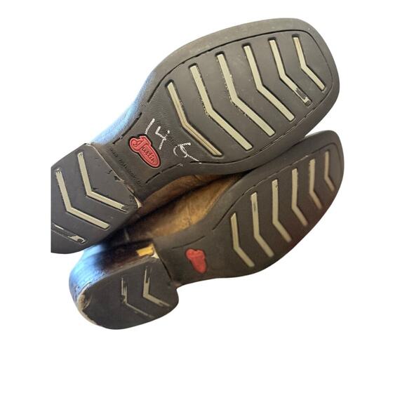 Justin SV2534 Sagan Brown Cowboy Boots Mens size 12 Western Utility - Picture 4 of 7